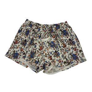 American Eagle Womens M Floral Drawstring High Rise Soft Shorts Boho Casual